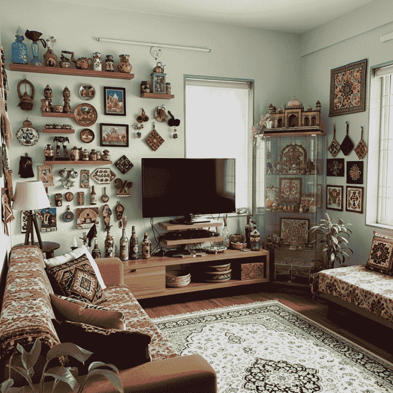 Diy artifact design inspired inteior deisgn of a house by interior designers in pune